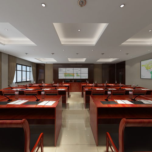  中石油华东南中心五楼多媒体评标室2设计